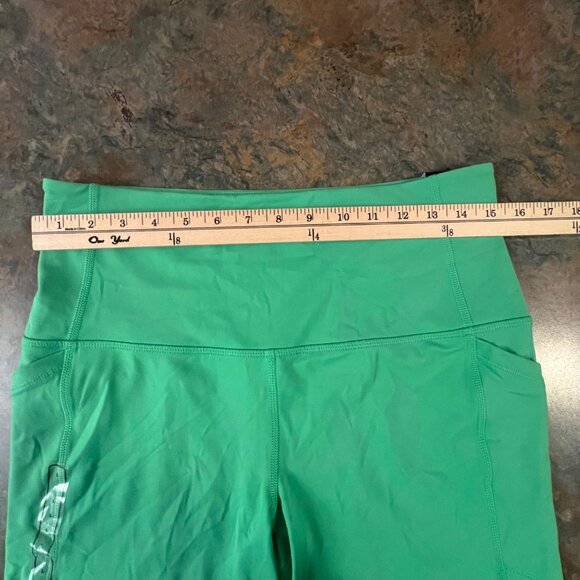 DSG Womens High-Waist Green Compression Shorts Size L - Picture 3 of 9